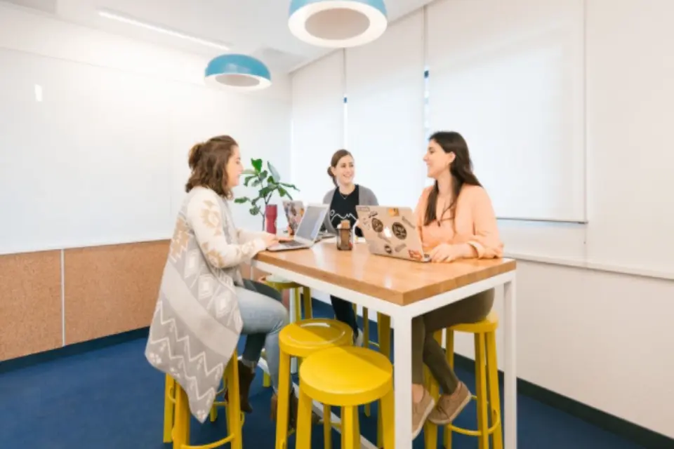 coworking desk