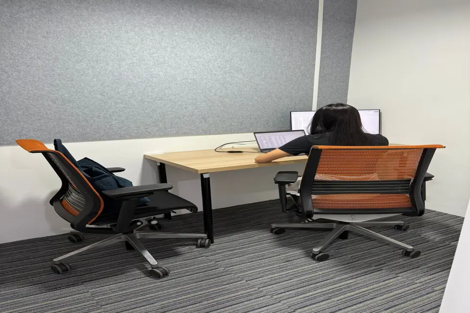 2 Person Private Office (with Monitor) Room A to J