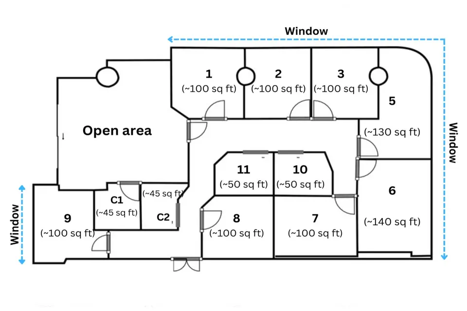 12/F Lobby/Open Area (8-10pax)