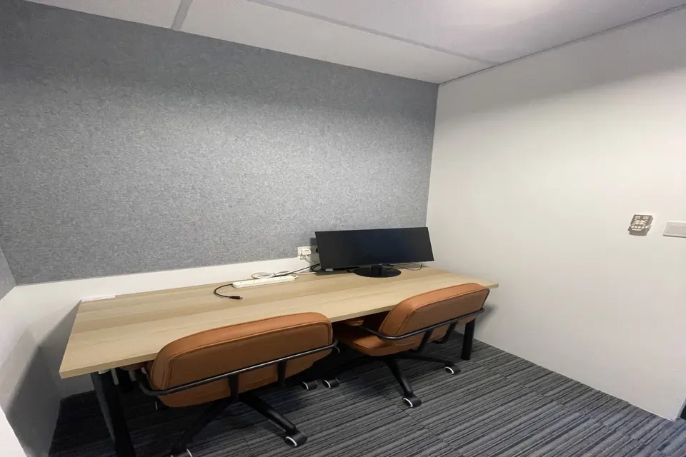 2 Person Private Office (with Monitor) Room A to J