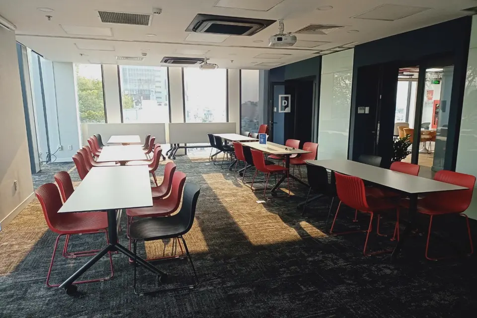 Meeting room B + C + D for 40-50 pax