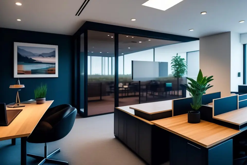 5 desk coworking space